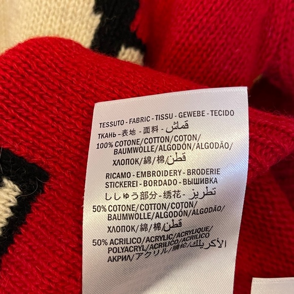 Authentic Gucci snoopy peanut sweater in red size small - Picture 8 of 8